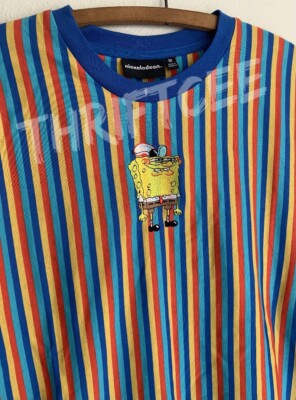 NWT M Spongebob Square Pants embroidery 