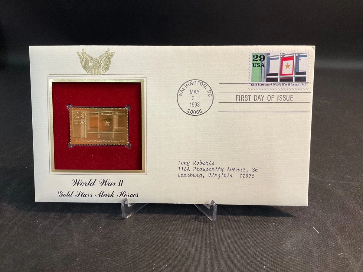 FDC封筒 記念スタンプ　 29枚 おまけ付き First Day of Issue WWII US Stamp Covers 29 Cent Denomination for