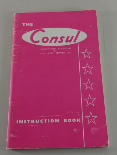 Owner's Manual Ford Consul II (UK) von 1959 - Afbeelding 1 van 1