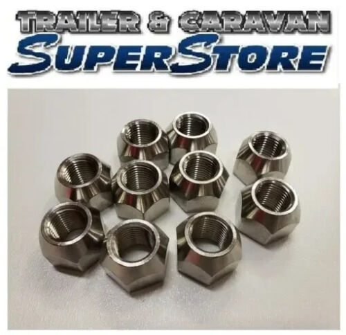 10x 9/16″ wheel nuts for trailer | caravan H73 - Picture 1 of 3