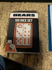 CHICAGO BEARS------------6  DICE SET