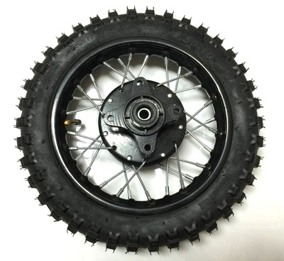 Complete Rear Wheel 2.50 x 10 For Honda XR50 CRF50 - Black Rim | eBay