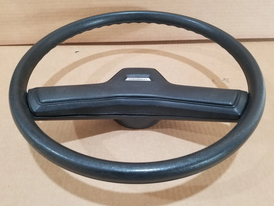 84-91 Chevy Full Size Van Factory Steering Wheel   HIGH GRAIN - Image 2 of 4