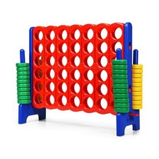 ARLIME Giant 4 in a Row Connect Game, 47'' Jumbo 4-to-Score Toy Set W/ Quick-...