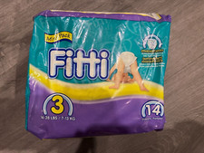 New Vintage Fitti Diapers Size 3 Mini Pack of 14