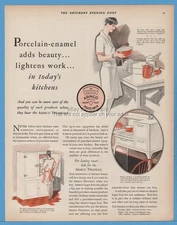 1929 Porcelain enamel table cookware American Rolling Mill Co Middletown OH Ad