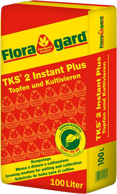 Floragard TKS 2 Pflanzsubstrat 100 L   Lockeres, Ph-Stabiles Gemüsesubstrat Mit