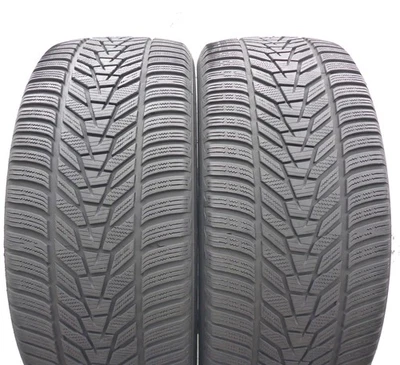 285 45 20 2X HANKOOK 112V XL Hiver I Cept Evo 3 Pneus D'Hiver 2022 6,8-7,2Mm - Photo 1/4