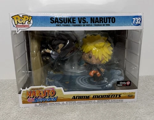 Funko POP! 732 Sasuke Vs Naruto Vinyl Figures Game Stop Exclusive New