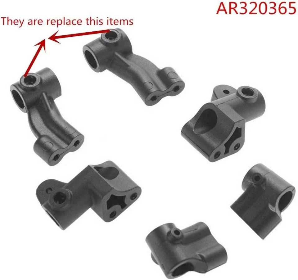 Aluminum Rear Body Post Mount Red for Arrma 1/8 Kraton 1/7 Limitless Mojave...  - Image 2 of 4
