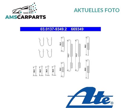 BREMSBACKEN ZUBEHÖRSATZ TROMMELBREMSE HINTEN 030137-93492 ATE NEU OE QUALITÄT