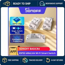 SONOFF BASICR4 WiFi Smart Switch ESP32 1-10 Pack eWeLink Alexa Google