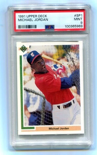 1991 Upper Deck Michael Jordan PSA 9 ROOKIE RC #SP1 MINT Chicago White Sox
