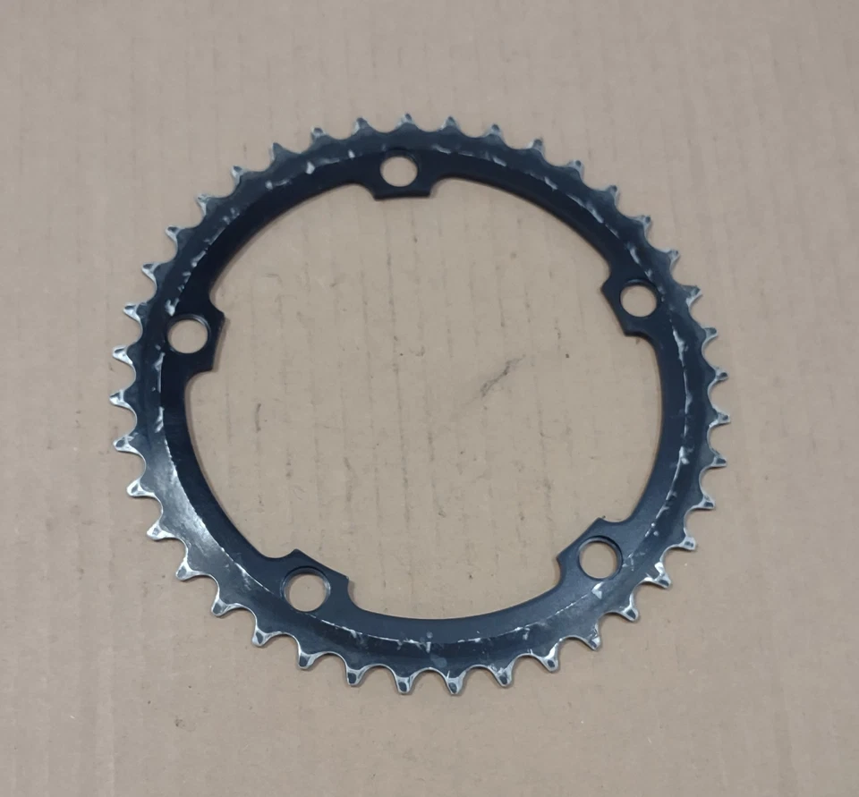 Plato Bicicleta SR 40t 130mm Talla Negro Color Aleación Ciclismo De Colección Foto 2 de 4