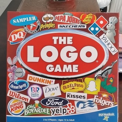 PlayMonster The Logo Game Board Game Brands & Logos 2-4 Players Ages 12+ 2020