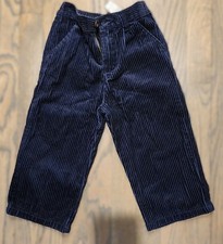 NWT Children's Place Boys SZ 24M Navy Blue Wide Corduroy Pants 100 Cotton BL22