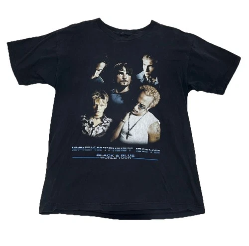 Backstreet Boys Back In Blue World Tour Band Tee XL Vintage vintage concert t-shirt, vintage, size XL, single stitch, B+ condition