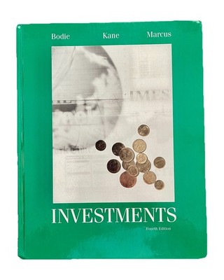 Used Very Good Investments by Bodie Kane Marcus Fourth Edition