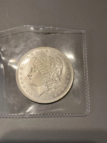 1880 CC Morgan Silver Dollar High Grade, Nearly Uncirculated