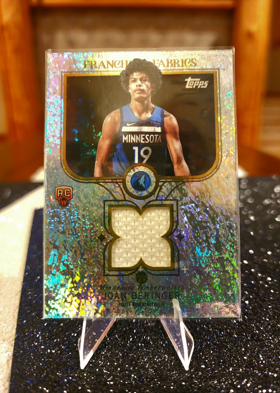 2025-26 Topps JOAN BERINGER Franchise Fabrics Holo Foil Player-Worn Patch RC 🏀