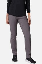 Columbia Anytime Casual Pull On Pant Gray Women's Medium Omni Shade UPF 50 NWT