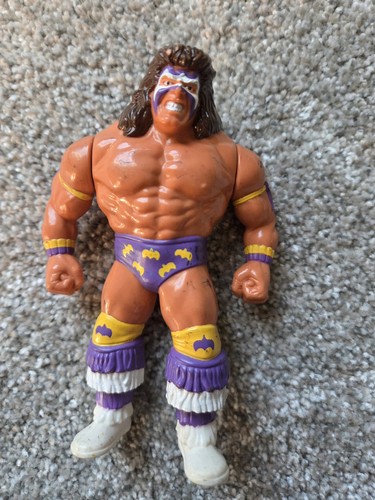 HASBRO WWF ULTIMATE WARRIOR WRESTLING ACTION FIGUR...