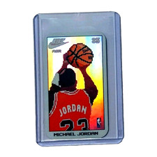 Michael Jordan 1985 8-Bit Rookie Fadeaway Refractor Chicago Bulls