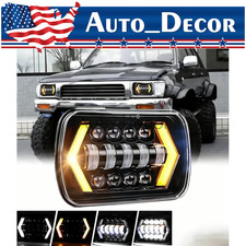 For 1982-1995 Toyota Pickup Truck 4runner 5x7 7x6 Led Headlight Hilo Beam Drl