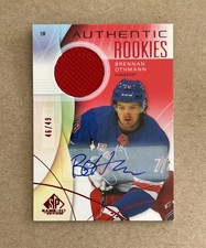 2024-25 SP Game Used Hockey Brennan Othmann Rookie Autograph Relic Card #’d /49