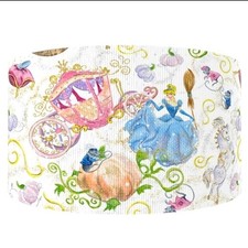 1.5" 1 yard Cinderella Princess cartoon Printed Grosgrain Ribbon 1221003