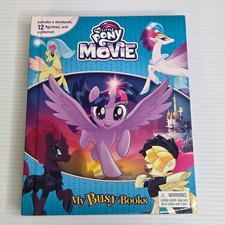 My Little Pony The Movie My Busy Books Storybook 12 Figurines Playmat Hasbro