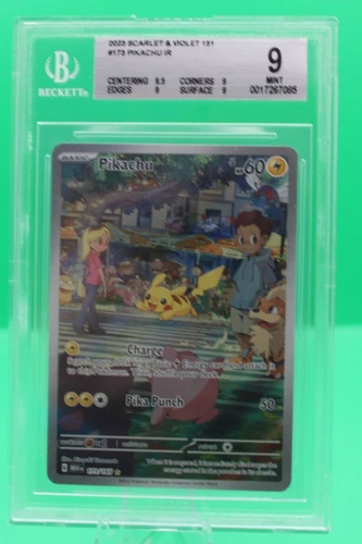 2023 SV 151 Pikachu IR #173/165 BGS 9 Mint Pokémon Slab