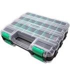 Double Side Tool Box Organizer, Hardware Storage Box, Portable Small Parts Or...