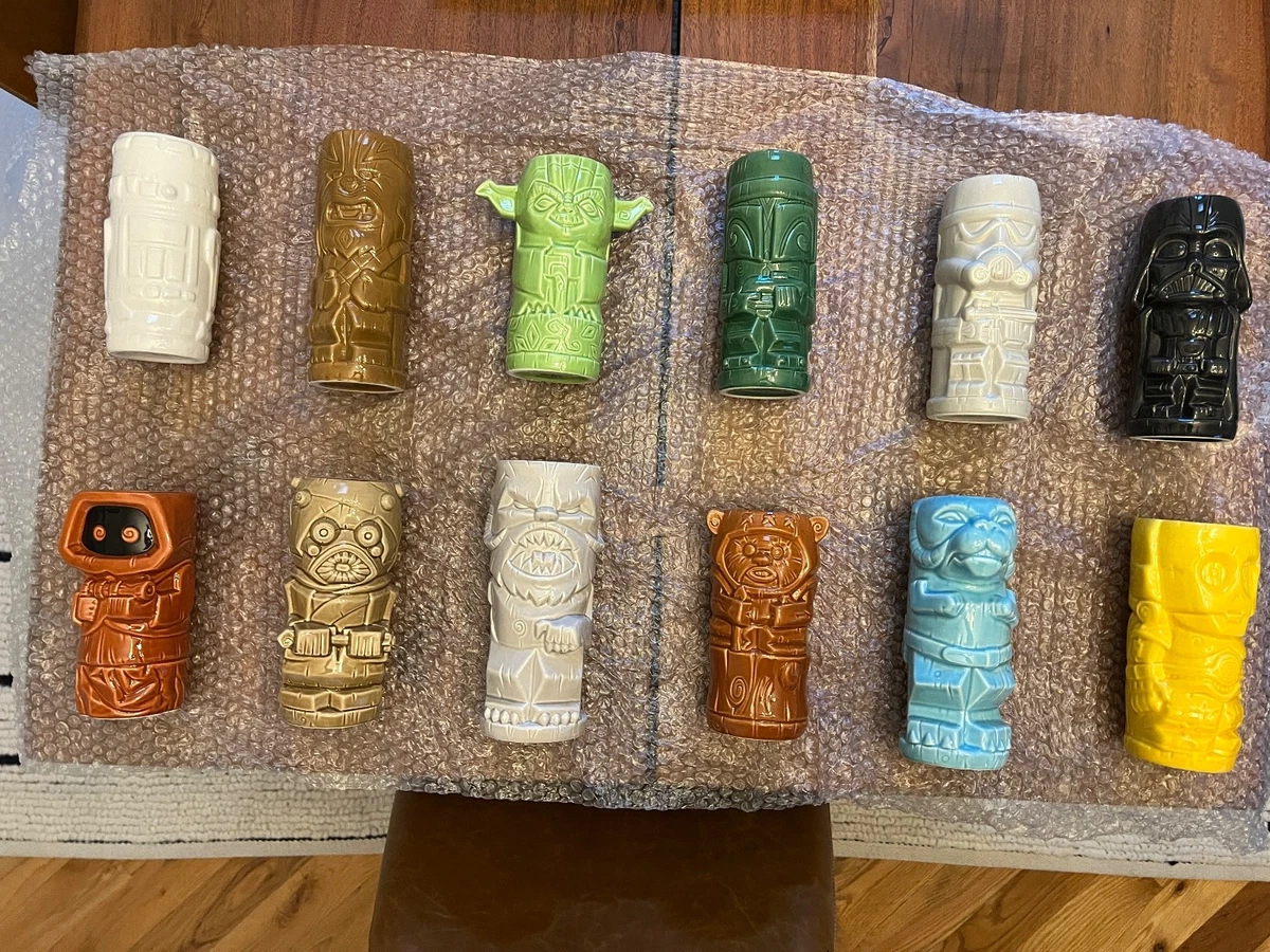Star Wars Series 1& 2 Tiki Mugs 12個 Geeki Tiki STAR WARS - COMPLETE SERIES 1 & 2 CERAMIC TIKI MUGS