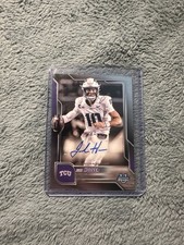 Josh Hoover 2025 Bowman Chrome U Auto TCU Indiana QB BCA-JHO