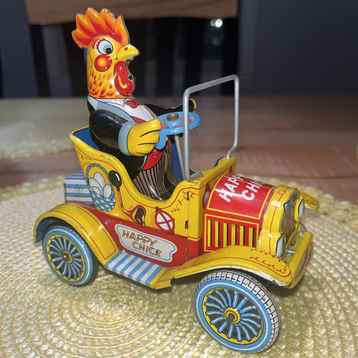 Jouet Ancien Bouncing Dolly Ball 1960 - Mécanique Tôle Japon - Vintage