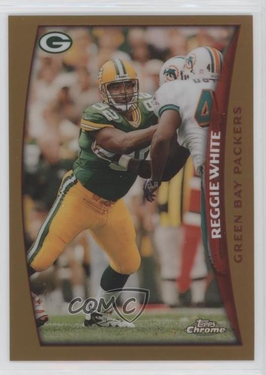 1998 Topps Chrome Refractor Reggie White #142 HOF 06pp