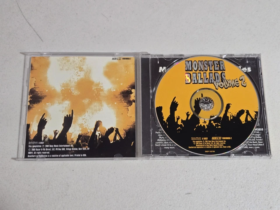 Monster Ballads Volume 2 - CD 2001 - Poison Warrant L.A. Guns Winger VERY GOOD! - Image 4 of 4