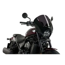 PUIG HALF-FAIRING SCREEN FOR HONDA REBEL CMX1100 DCT 2021 > 2025 DARK SMOKE