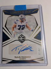 2021 Panini Limited Ink Signed Travis Frederick No. LI-TF 29/35