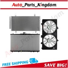 Electric Radiator Condenser Cooling Fan Kit For 2012-2017 Toyota Camry 2.5l Electric Radiator Condenser Cooling Fan Kit For 2012-2017 Toyota Camry 2.5l