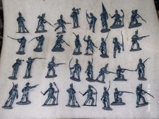 Lot of 32 CTS Alamo Mexican Infantry Soldier Figures 1/32 Lot 2J