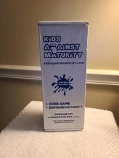 Kids Against Maturity Card Game Box Includes Core Game and Expansion Pack 1
