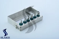 6 Pcs Tissue Punch Kit set Surgical Surgery Dental With Bur Holder CE
