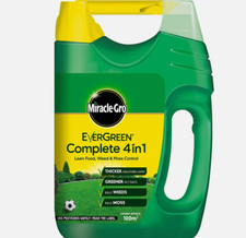 3.5kg Miracle-Gro EverGreen Complete 4in1 Spreader Greener Lawn
