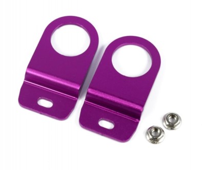 Superforma 3mm Radiator Brackets For Nissan Skyline R32 GTST GTR Purple