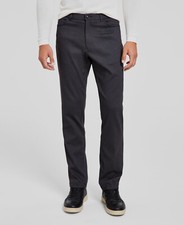 Tommy Hilfiger Men's Gray Twill Modern Fit Four-Pocket Dress Pants Size 32W 32L