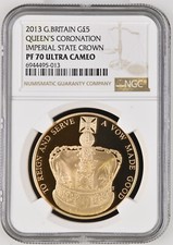 2013 Great Britain £5 Gold Queen