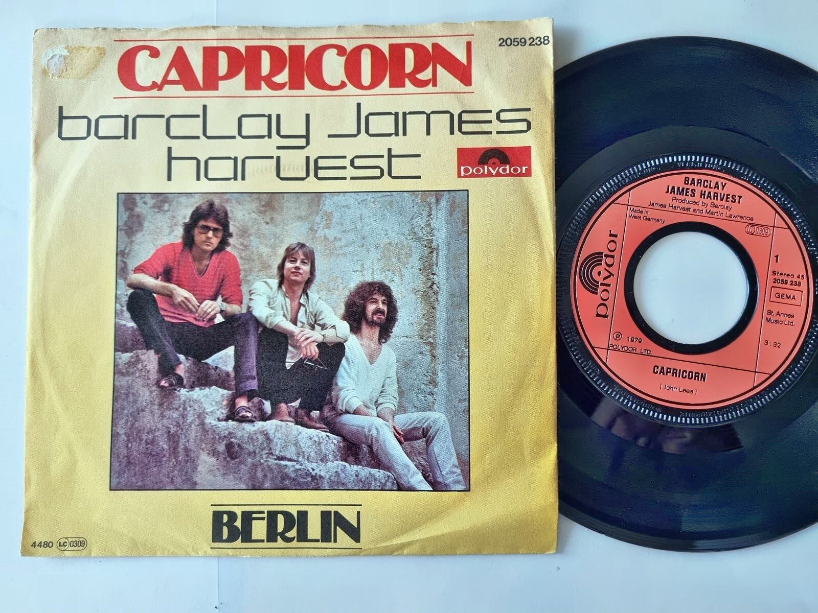 Barclay James Harvest - Capricorn 7'' Vinyl Germany