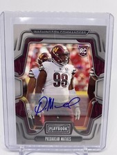2022 Panini Playbook Phidarian Mathis Autograph  RC Washington Commanders (423)